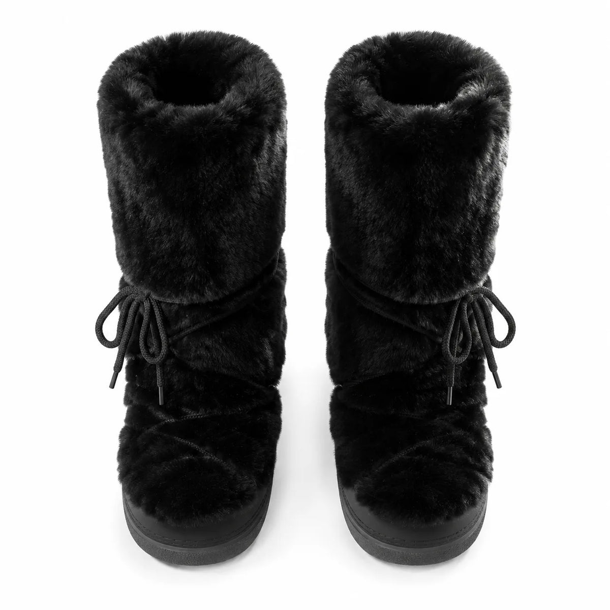 Deep Black Amorgos Knee-High Boots top view
