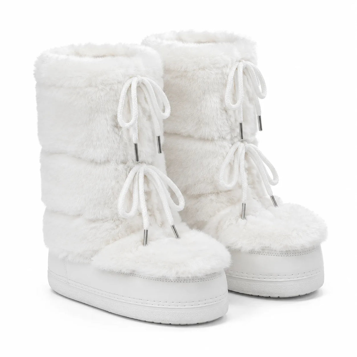 Cream Ivory Alonissos Mid-Calf Boots