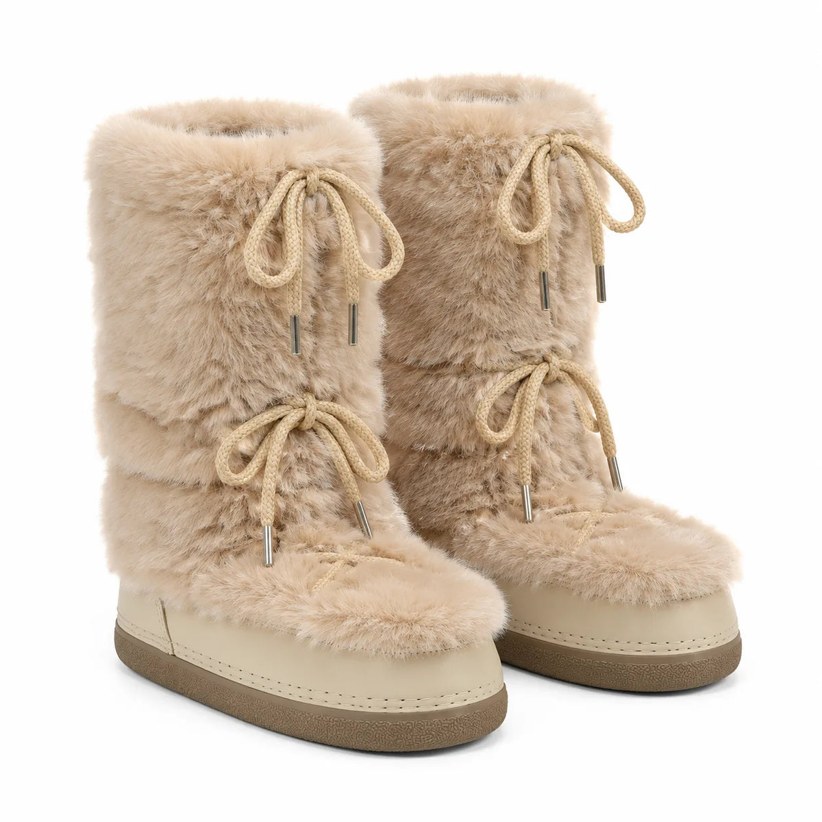 Soft Apricot Alonissos Mid-Calf Boots