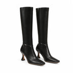 Deep Black Preveza Stiletto Boots