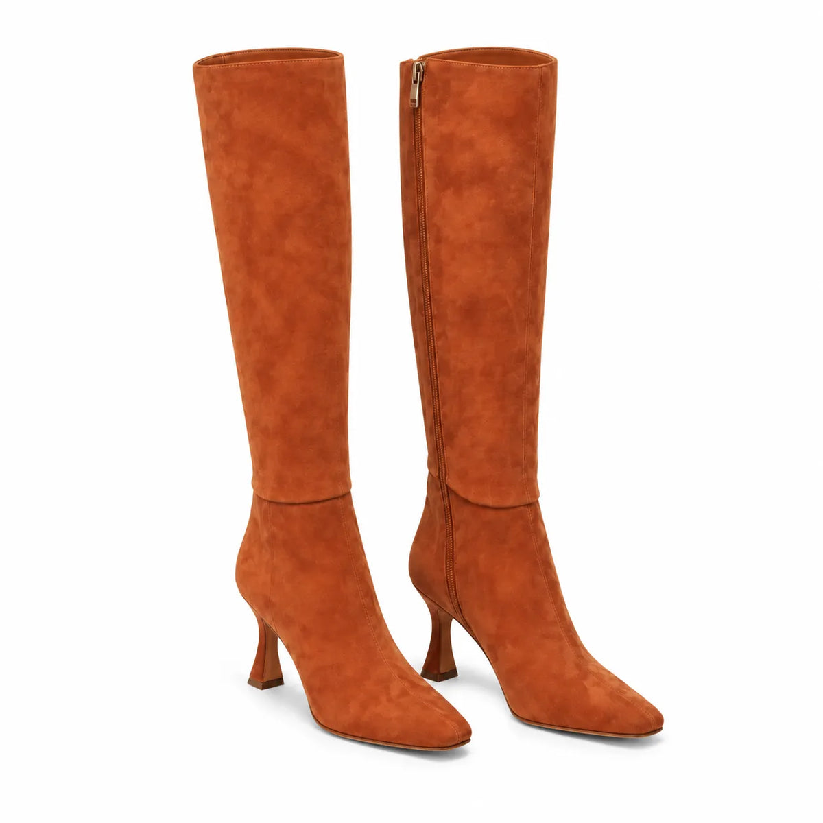 Brown Suede Preveza Stiletto Boots