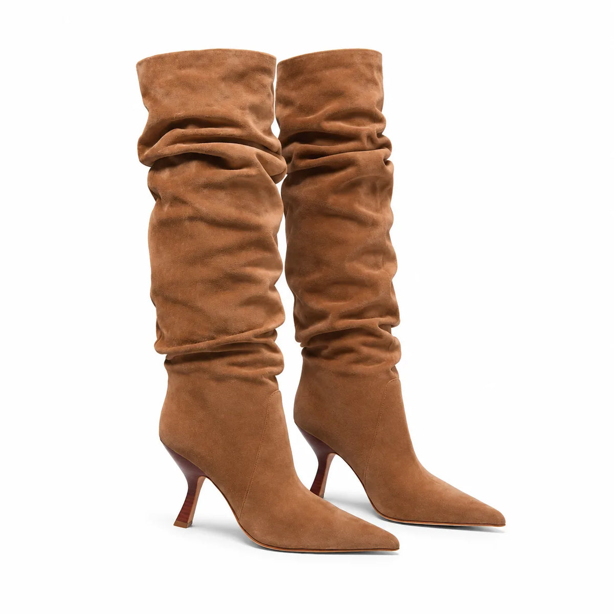 Rich Brown Lefkada Thin-Heel Boots