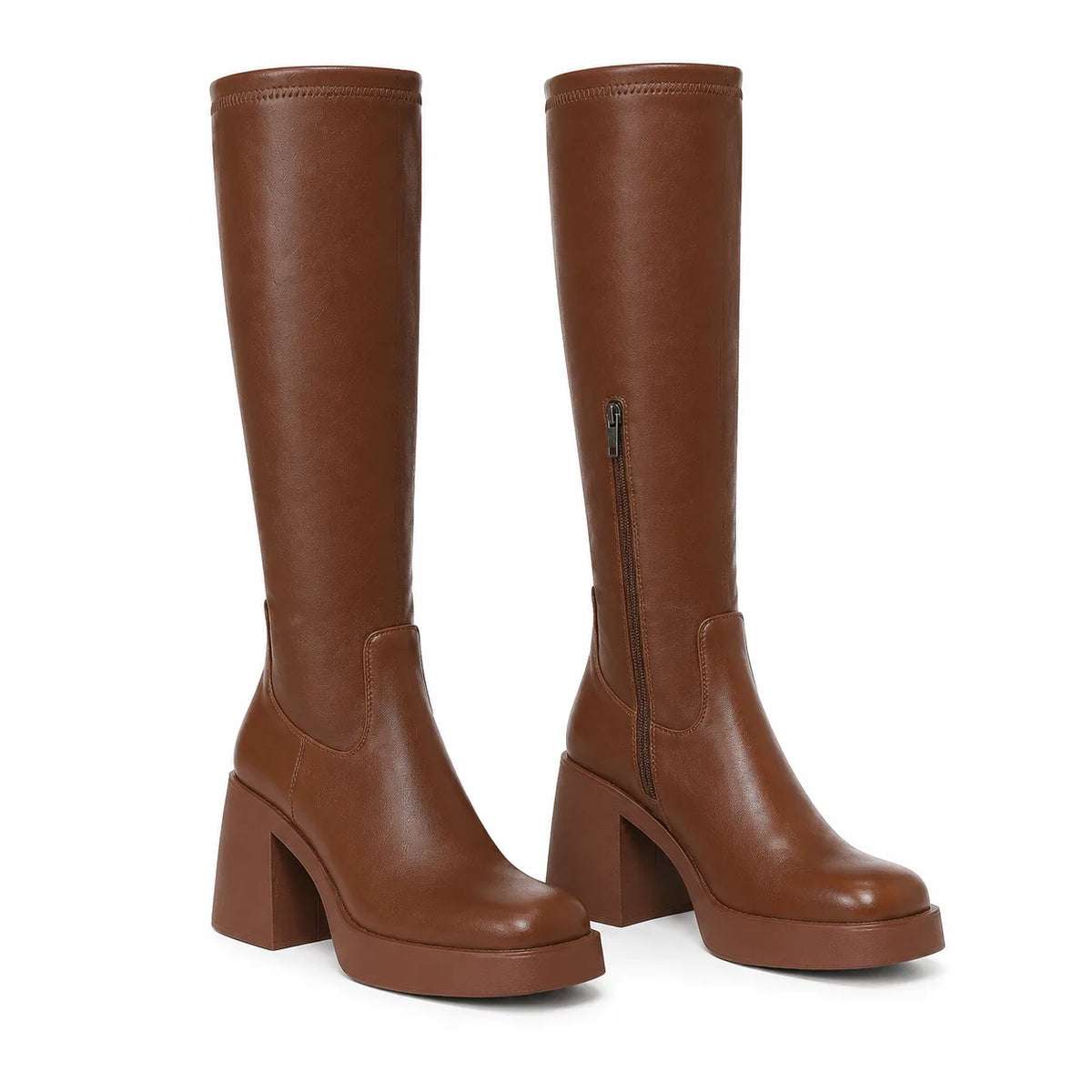 Rich Brown Trancoso Platform Boots