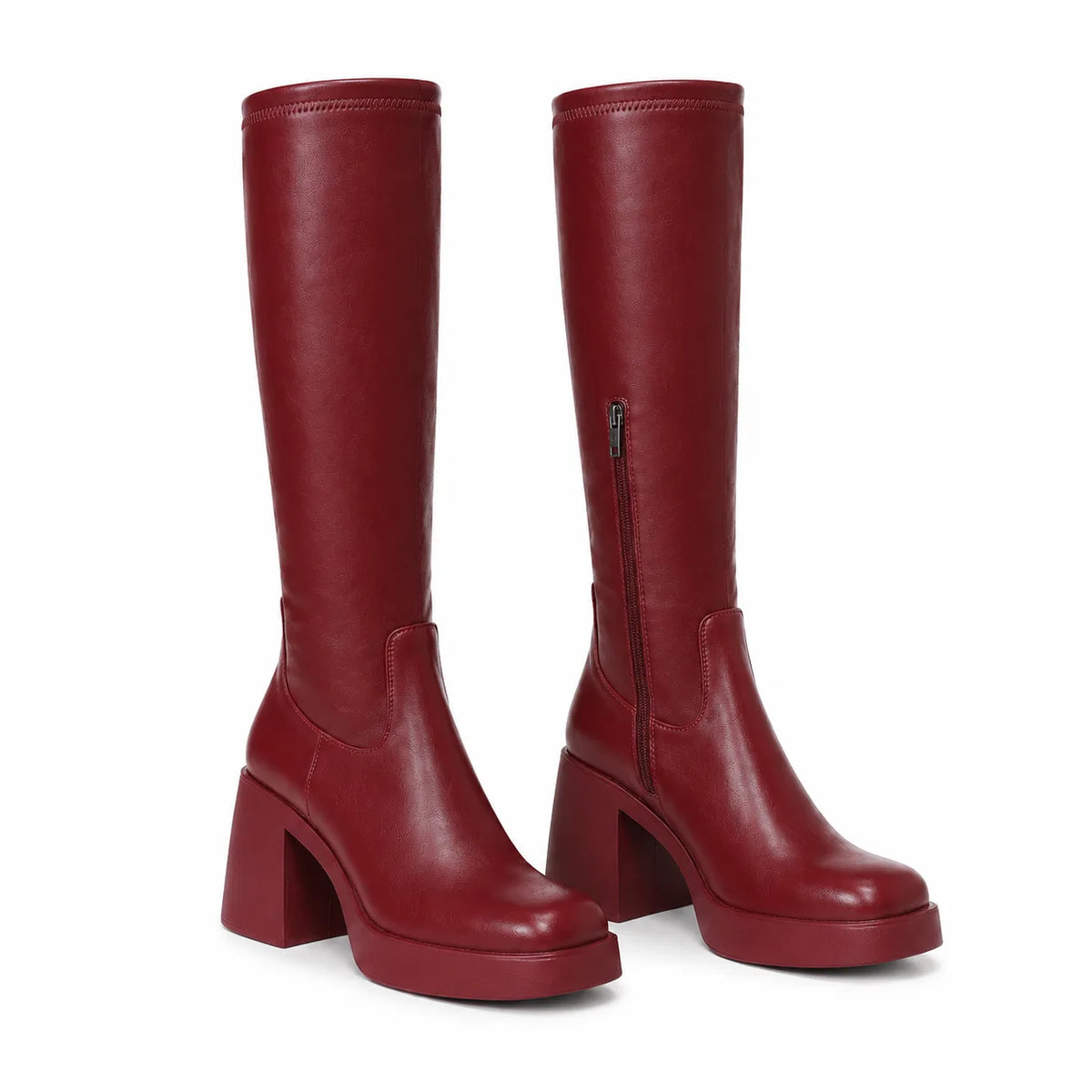 Deep Wine Trancoso Platform Boots