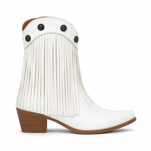 MAVERICK Fringe Western Boot - Side view