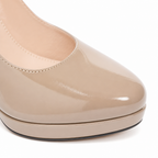 REBEL Patent Platform Stiletto Pumps - Detail view