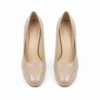 REBEL Patent Platform Stiletto Pumps - Top view