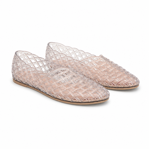 CRYSTAL Glitter Cage Jelly Flat - Main view