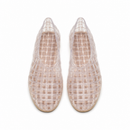 CRYSTAL Glitter Cage Jelly Flat - Top view