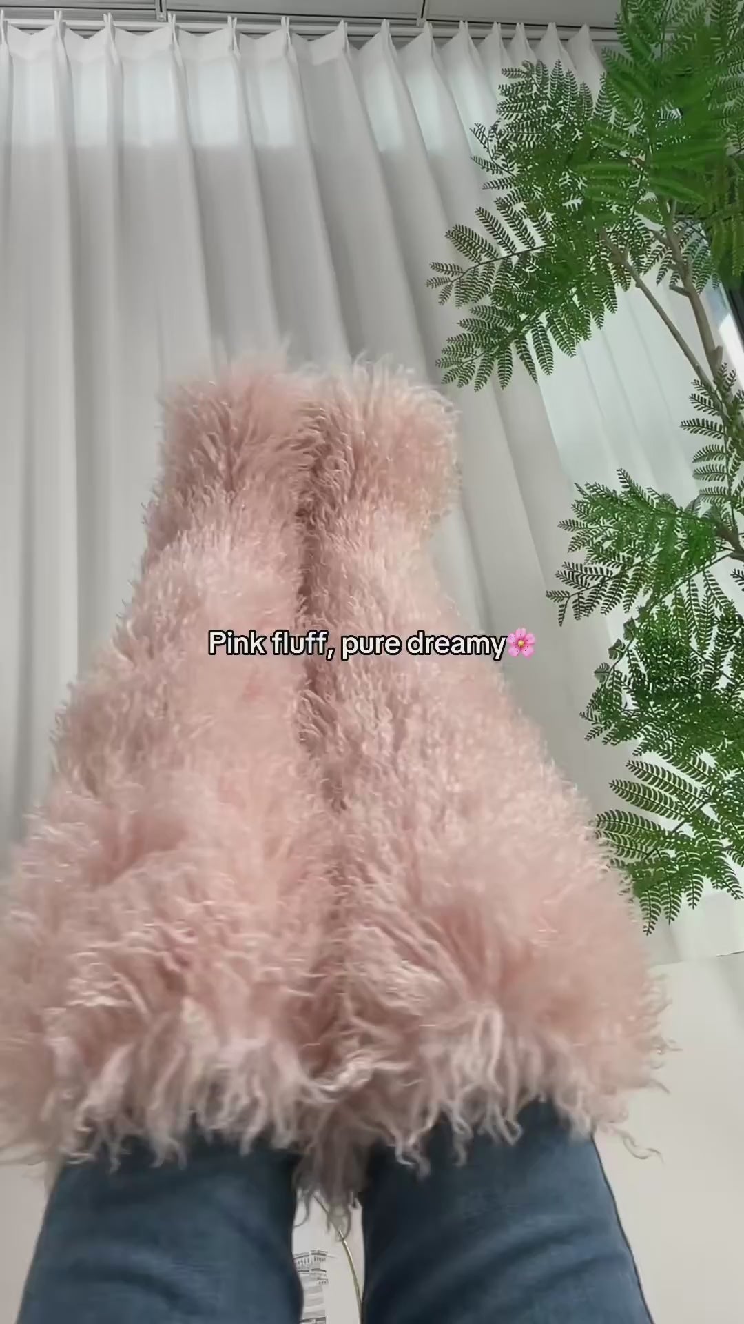 Gemma pink boots - on-foot view